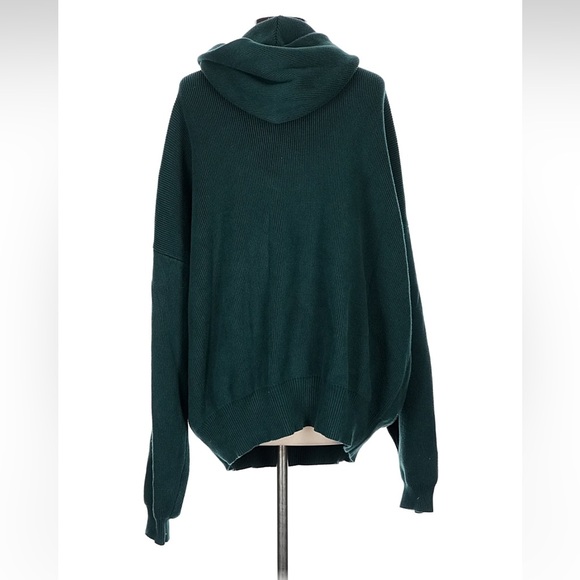 Alo Scholar Hooded Sweater Midnight Green - Picture 3 of 6